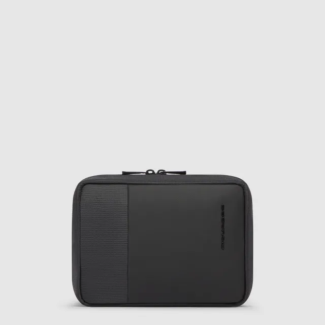 Piquadro PQ-Light Beauty Case Kulturbeutel Modular Schwarz