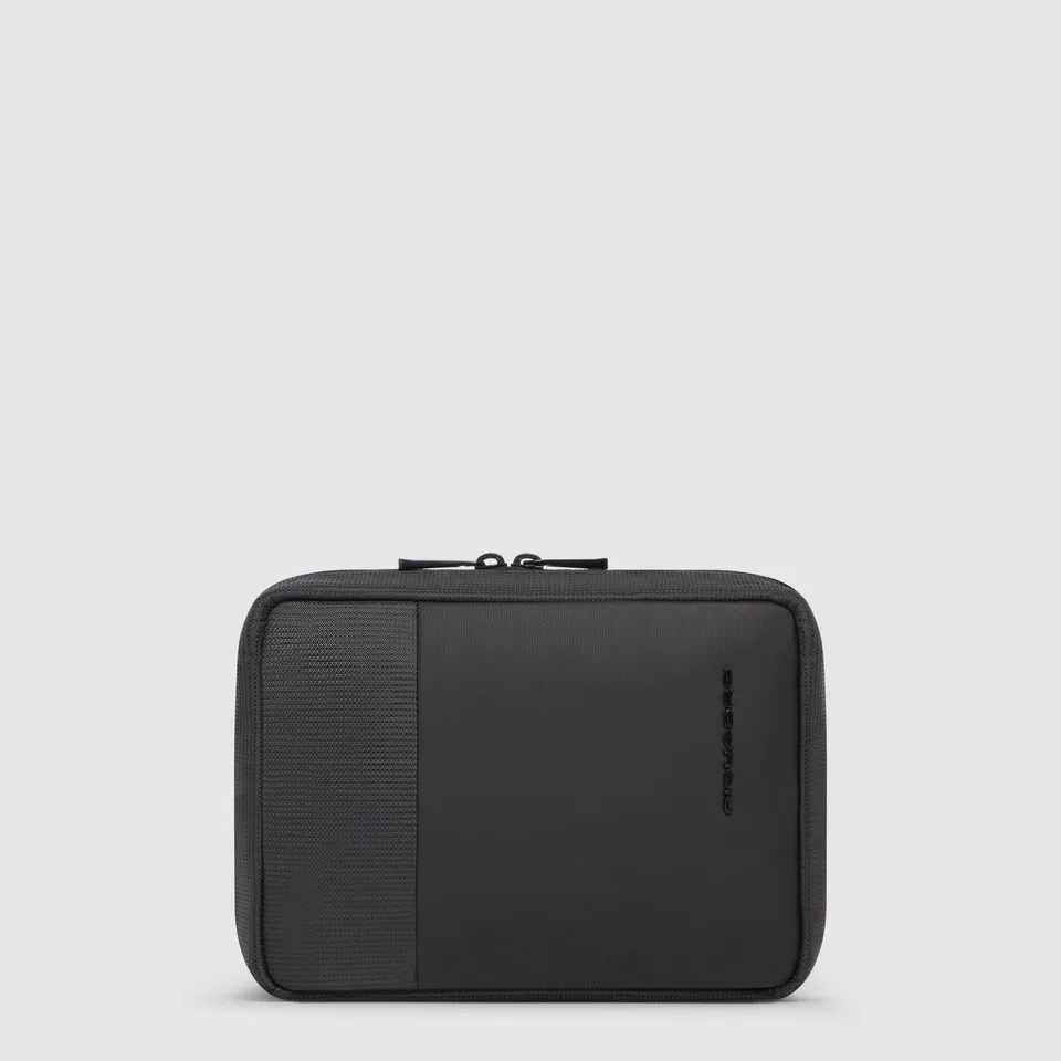 Piquadro PQ-Light Beauty Case Kulturbeutel Modular Schwarz