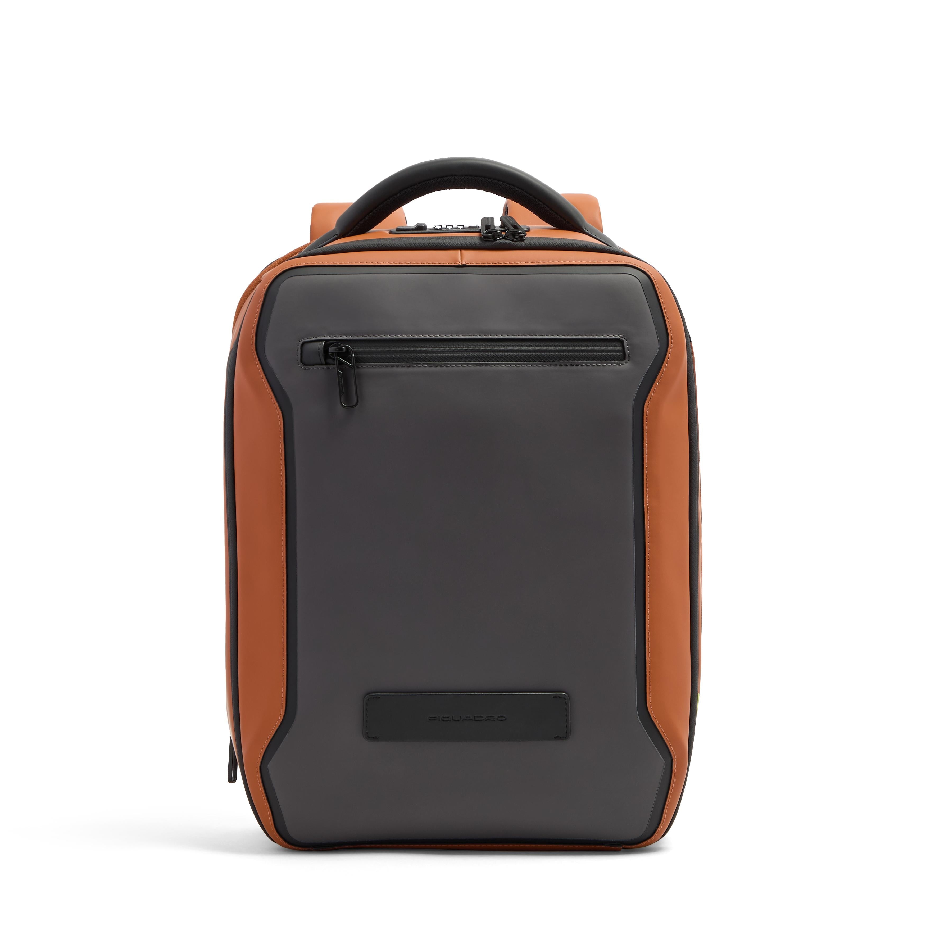 Piquadro Corner 2.0 Rucksack 14 Zoll wasserabweisend grün