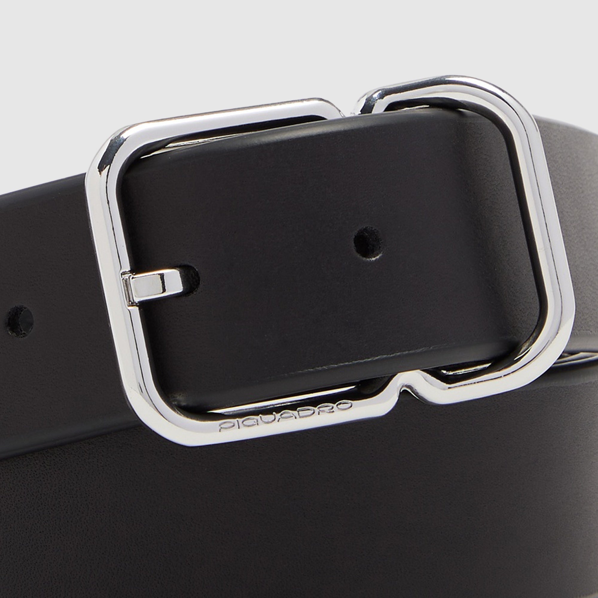 Piquadro Blue Square Gürtel Herren Leder Schwarz