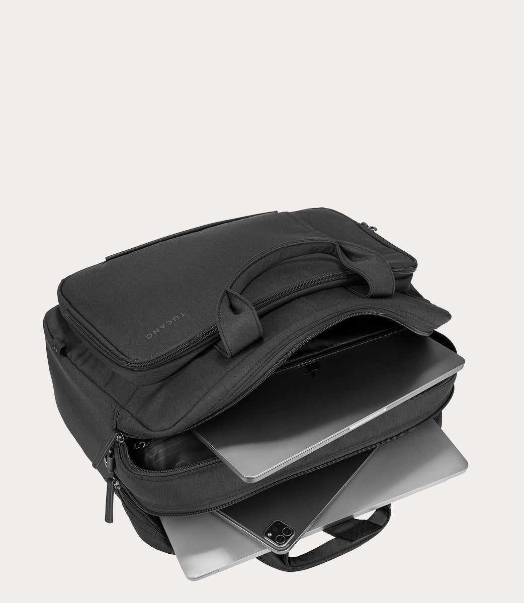 Tucano Flash 15,6 Zoll Laptoptasche Schwarz Recycling