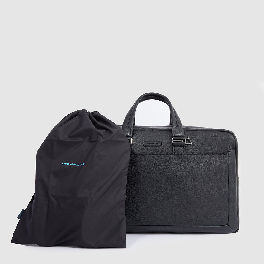 Piquadro Rover Reisetasche Herren schwarz Leder