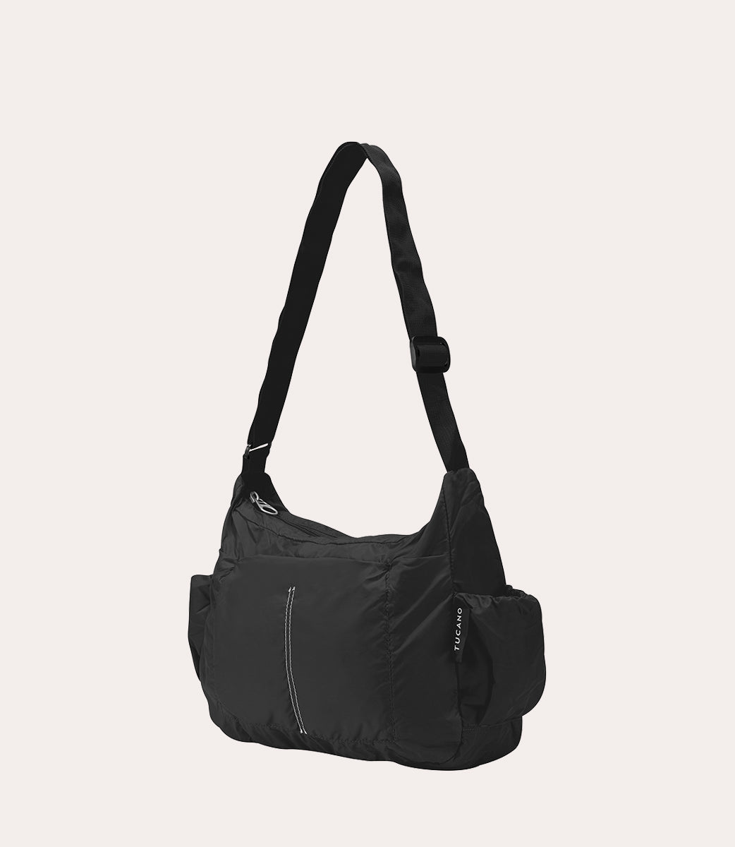 Tucano Compatto Eco Sling Umhängetasche Blau faltbar