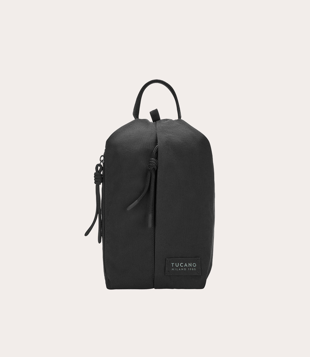 Tucano Laptop Bags Agile Crossbody Small Umhängetasche Schwarz Nylon