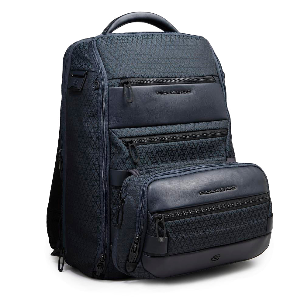 Piquadro Corner 2.0 Bauchtasche Herren blau Recycling