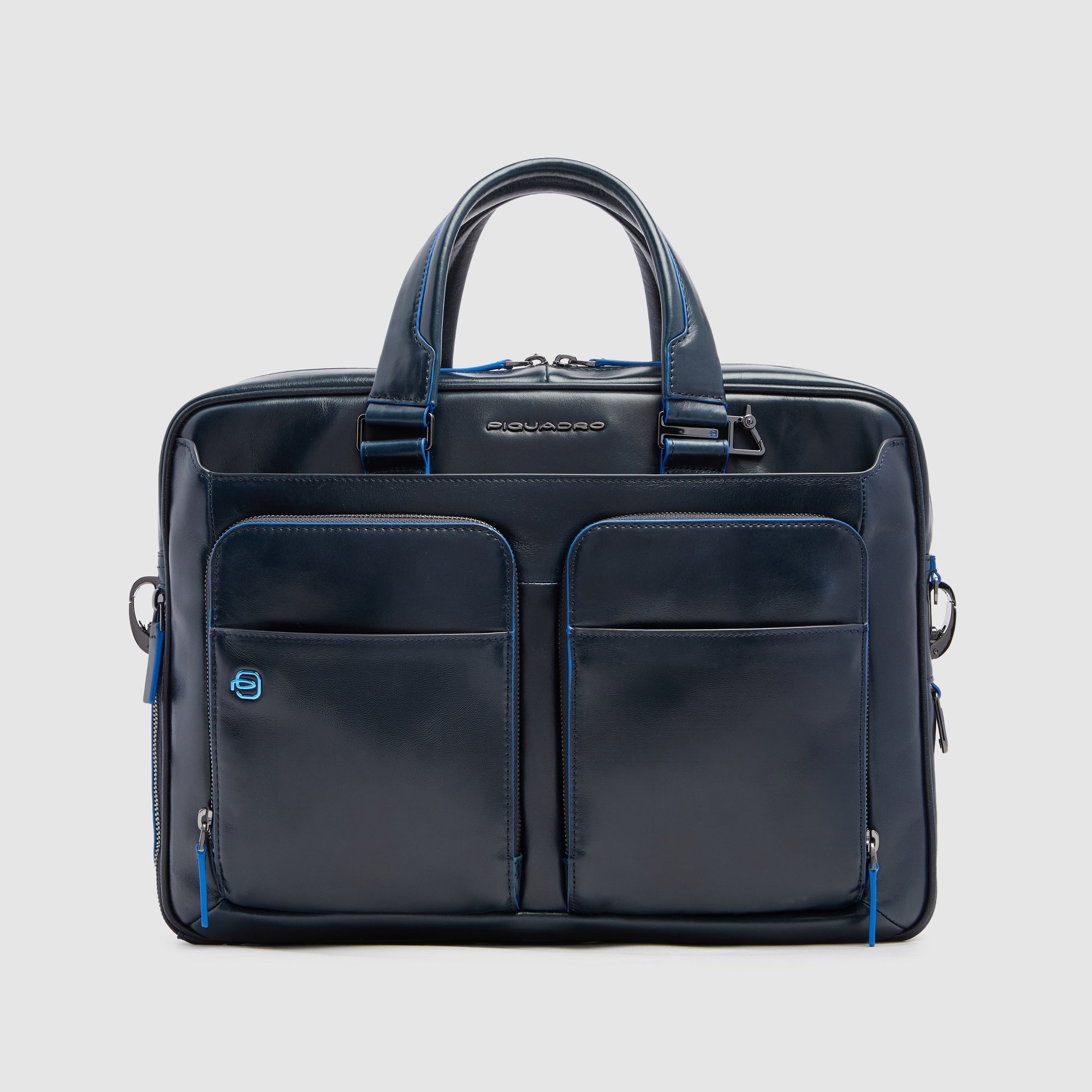 Piquadro Modus Aktentasche 15 Zoll Blau Personalisierbar