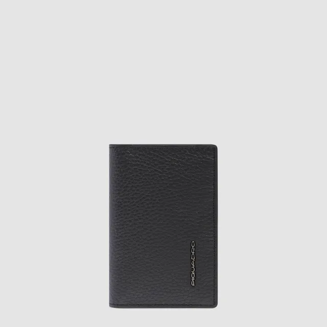 Piquadro Blue Square Kreditkartenetui Leder RFID schwarz