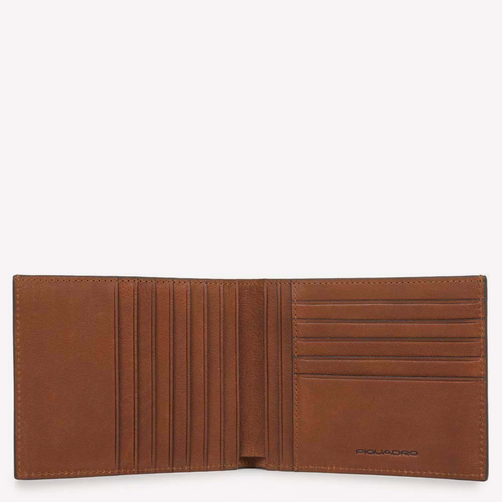 Piquadro Blue Square Geldbörse Herren Leder Braun