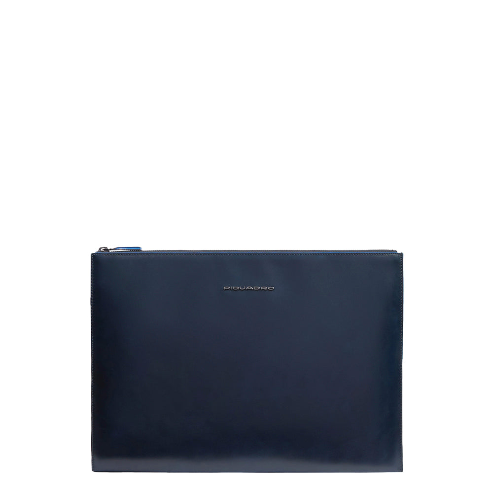 Piquadro Black Square Pochette iPad Pro 13 blau Leder