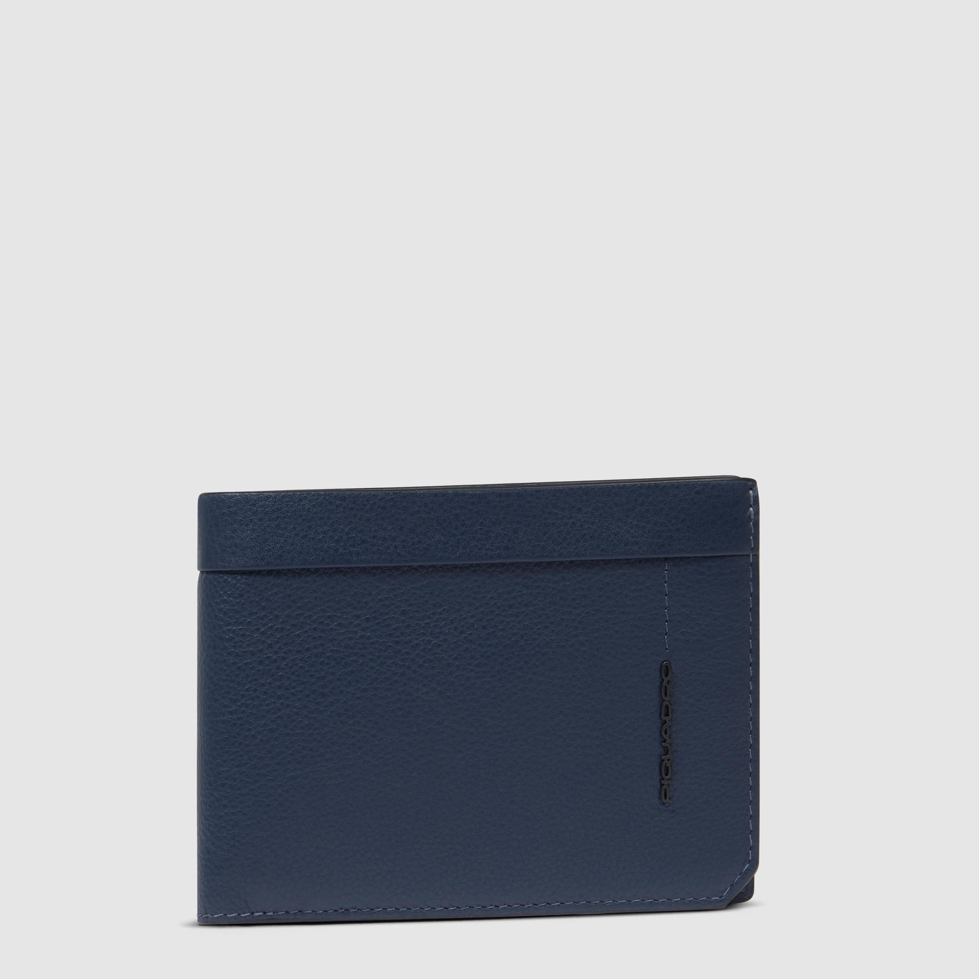 Piquadro Blue Square Geldbörse VE2 Leder Dokumentenfach RFID