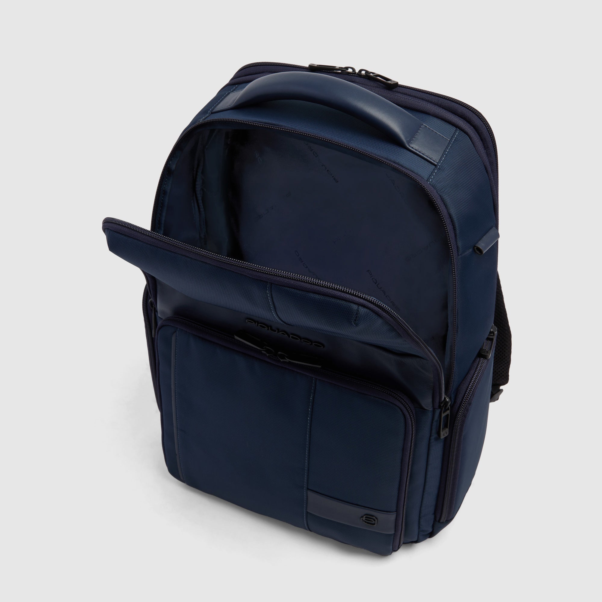 Piquadro Rover Rucksack 15,6 Zoll erweiterbar schwarz