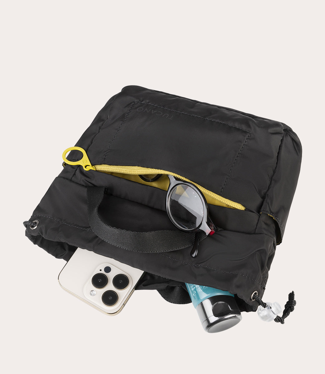 Tucano MIA Bag Organizer Tascheneinsatz Nero recycelt