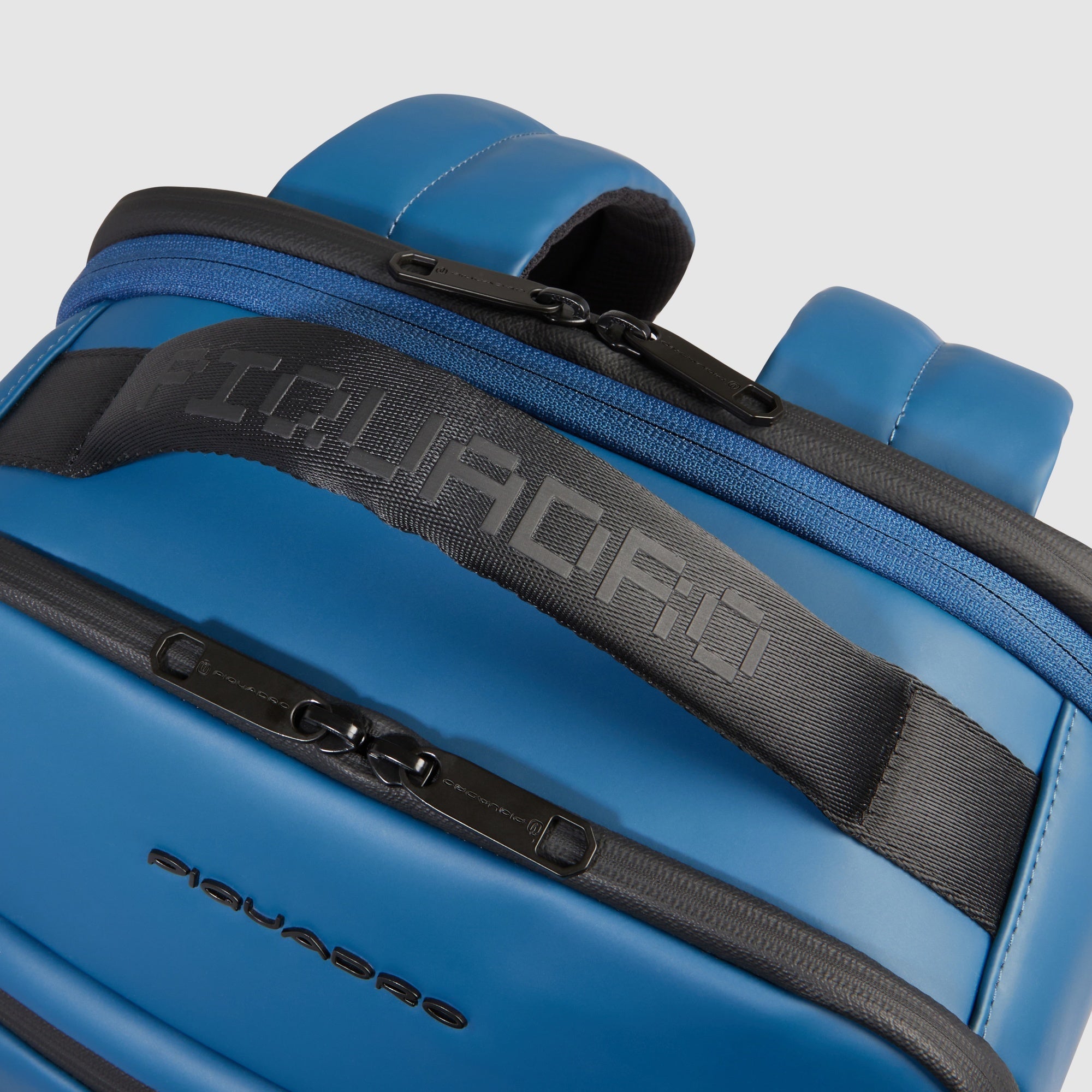 Piquadro Rover Reise-Rucksack 14 Zoll Schwarz Handgepäck RFID
