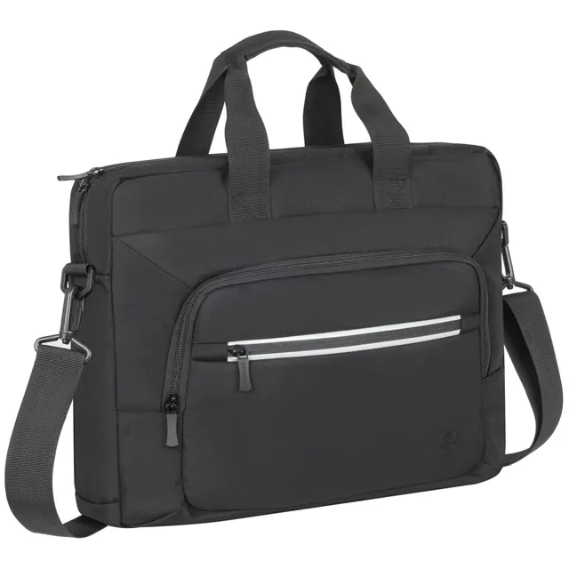 RIVACASE Borneo Laptoptasche 14 Zoll Schwarz recycelt wasserdicht