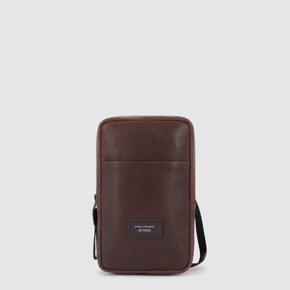 Piquadro Blue Square Handytasche N Leder RFID Hals