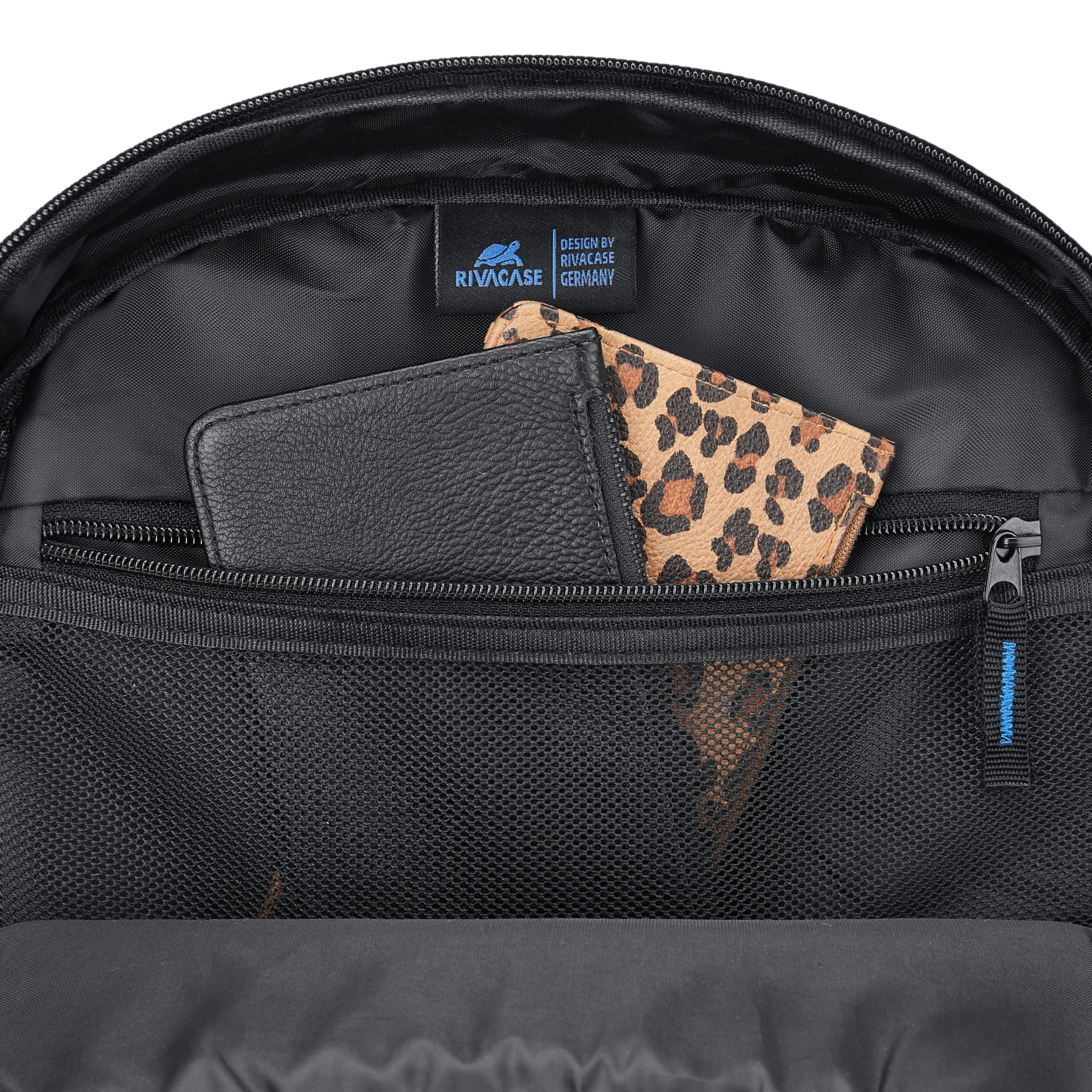 RIVACASE Central Laptop-Rucksack Unisex schwarz 15,6 Zoll