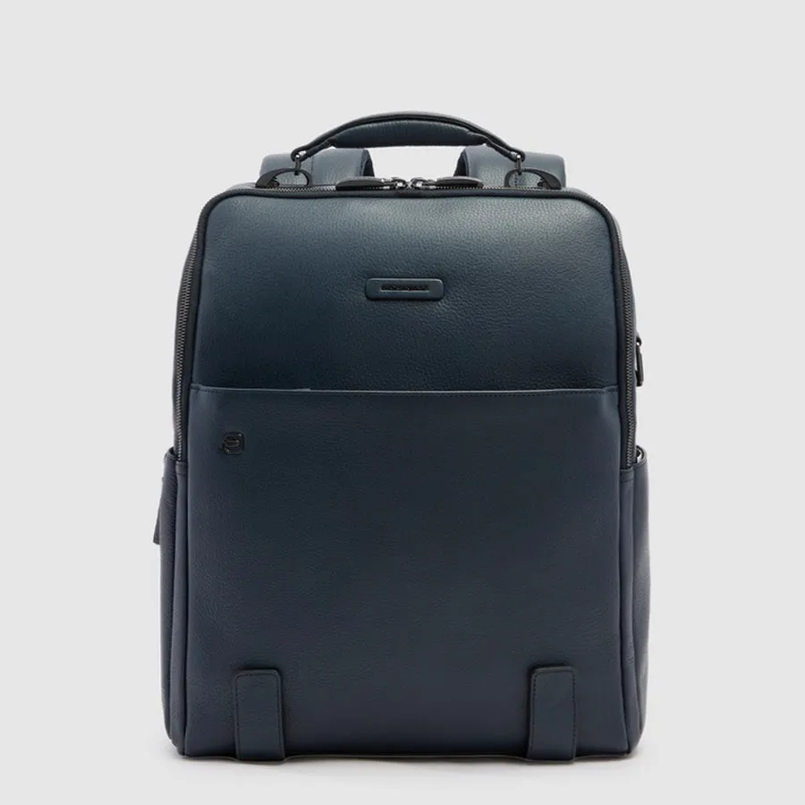 Piquadro Urban Rucksack 15,6 Zoll Laptop Blau schlank