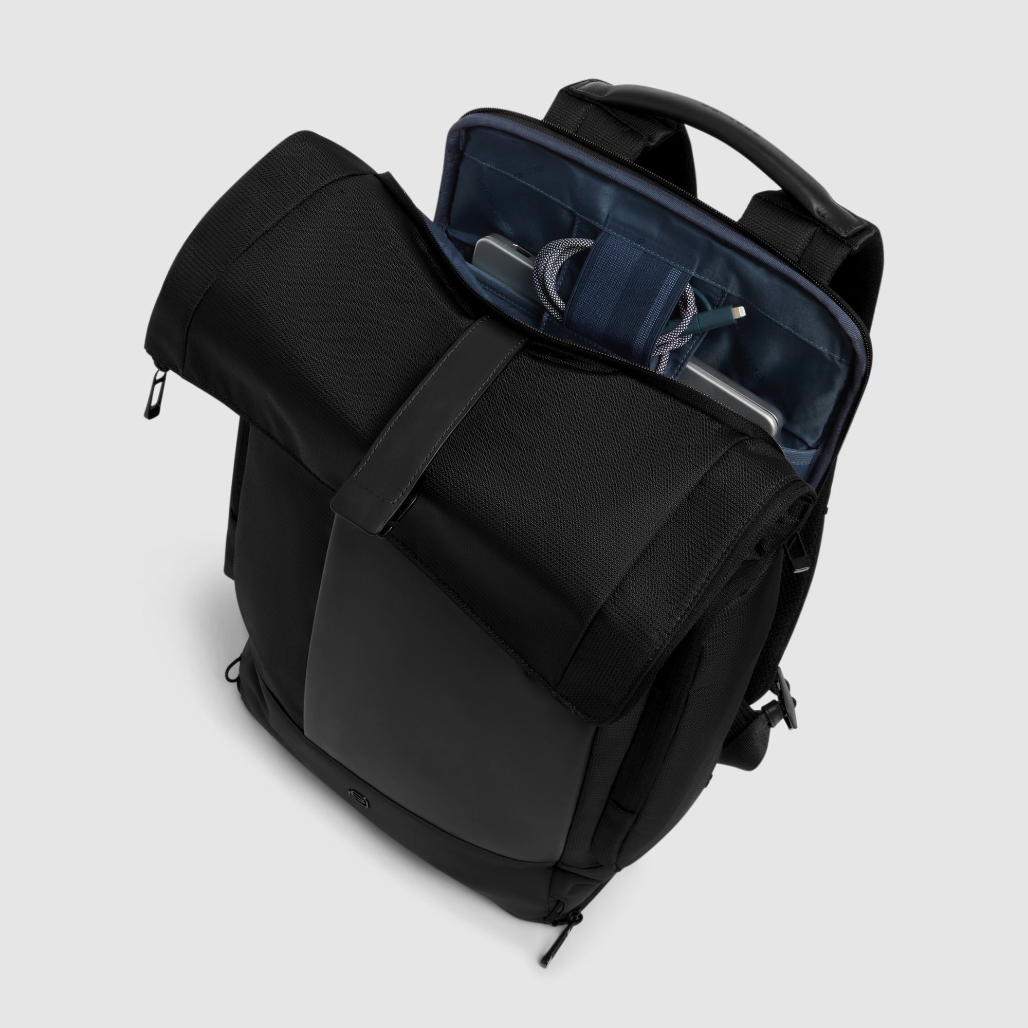 Piquadro Corner 2.0 Rolltop Rucksack 15,6 Zoll