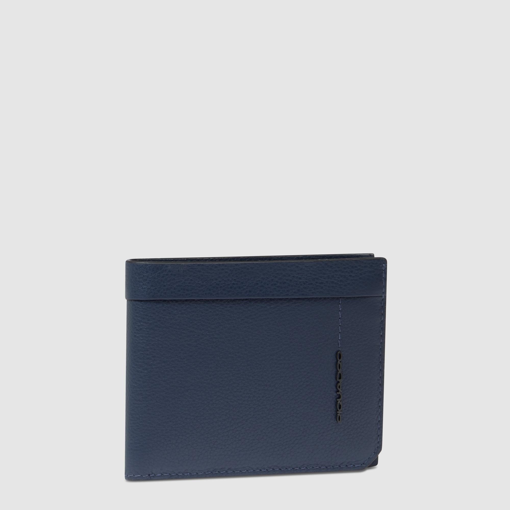 Piquadro Blue Square Geldbörse BLU RFID Münzfach