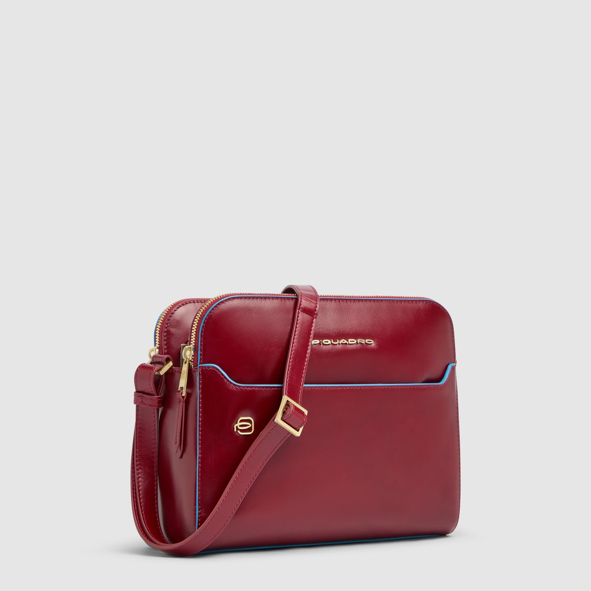 Piquadro Patricia Umhängetasche Damen Leder bordeaux