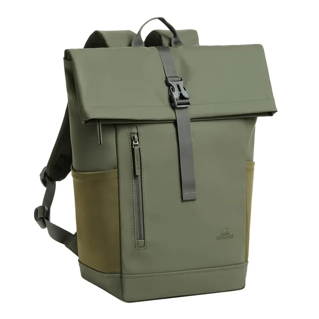 RIVACASE Boboli Eco Rucksack 17L olivgrün 15,6 Zoll