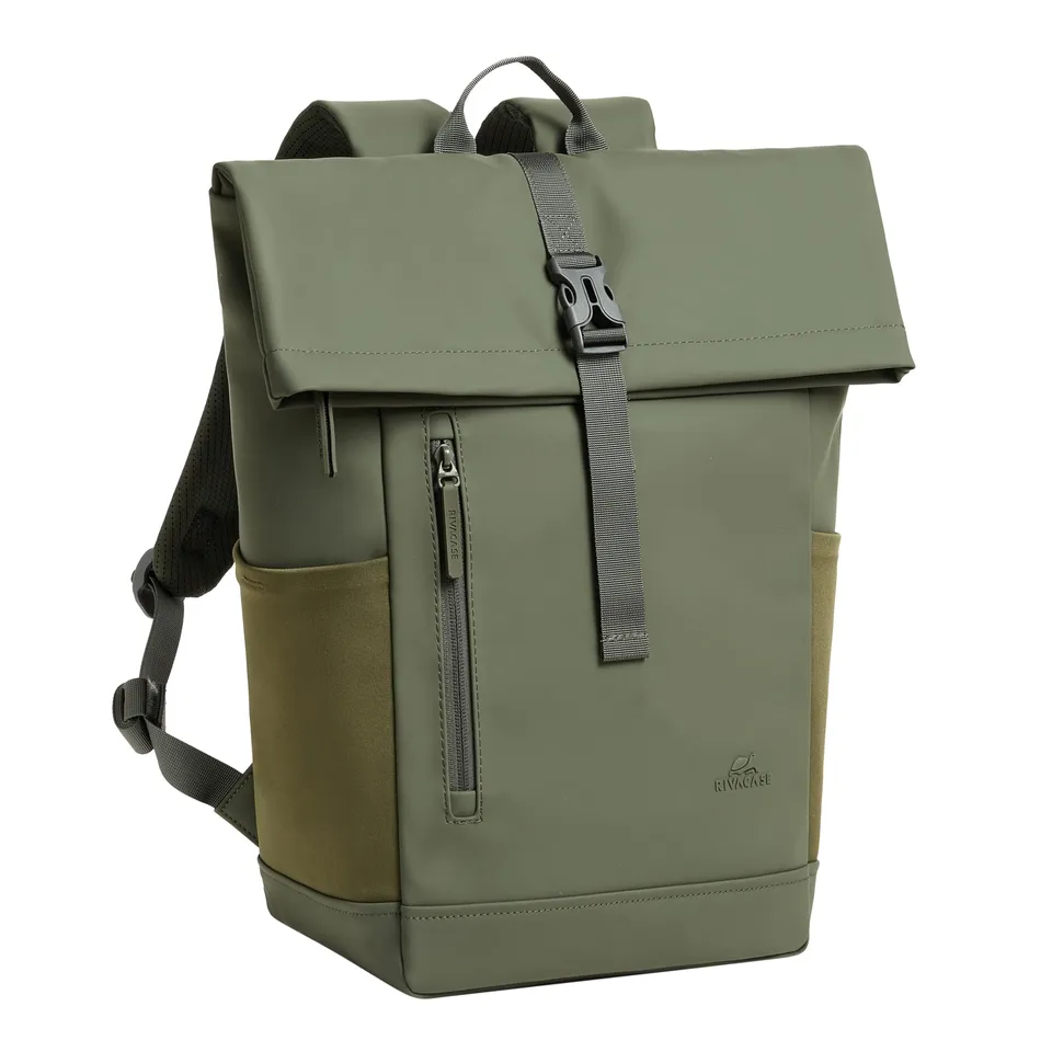RIVACASE Boboli Eco Rucksack 17L olivgrün 15,6 Zoll