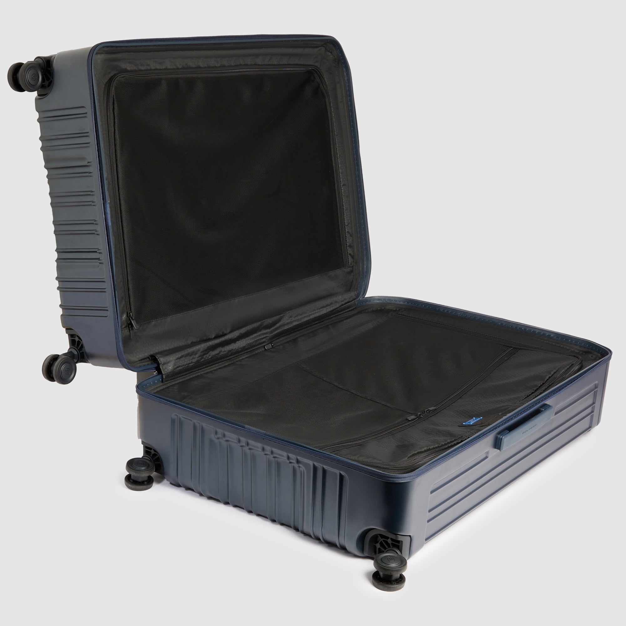Piquadro PQLM XL Koffer hart blau erweiterbar 4 Rollen