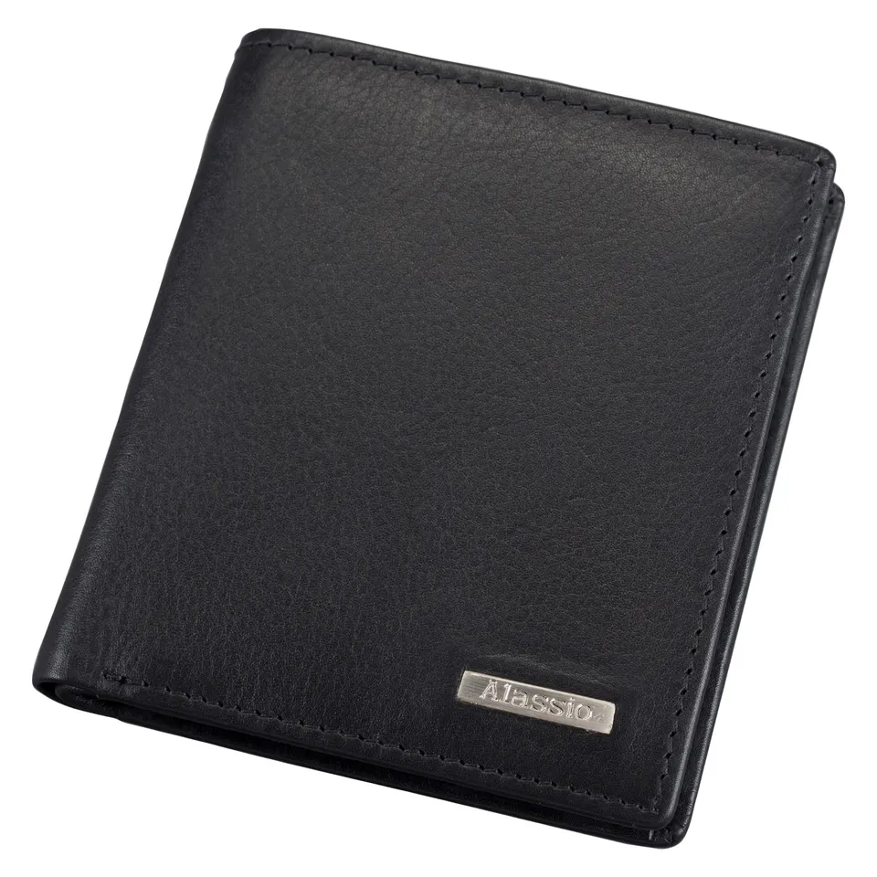 Lightpak Mini Geldbörse Carbon Optik Schwarz Hochformat