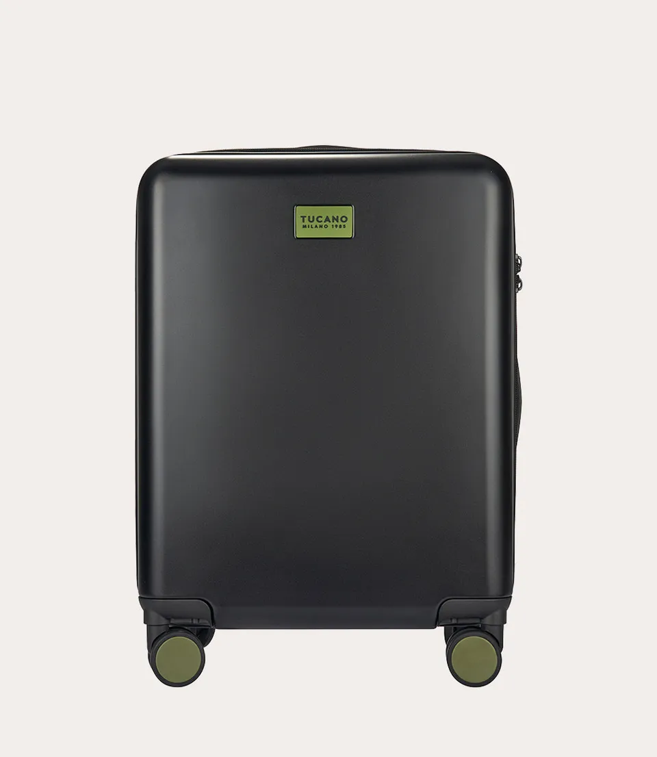 Tucano Mono 40L Kabinenkoffer Schwarz Polycarbonat TSA