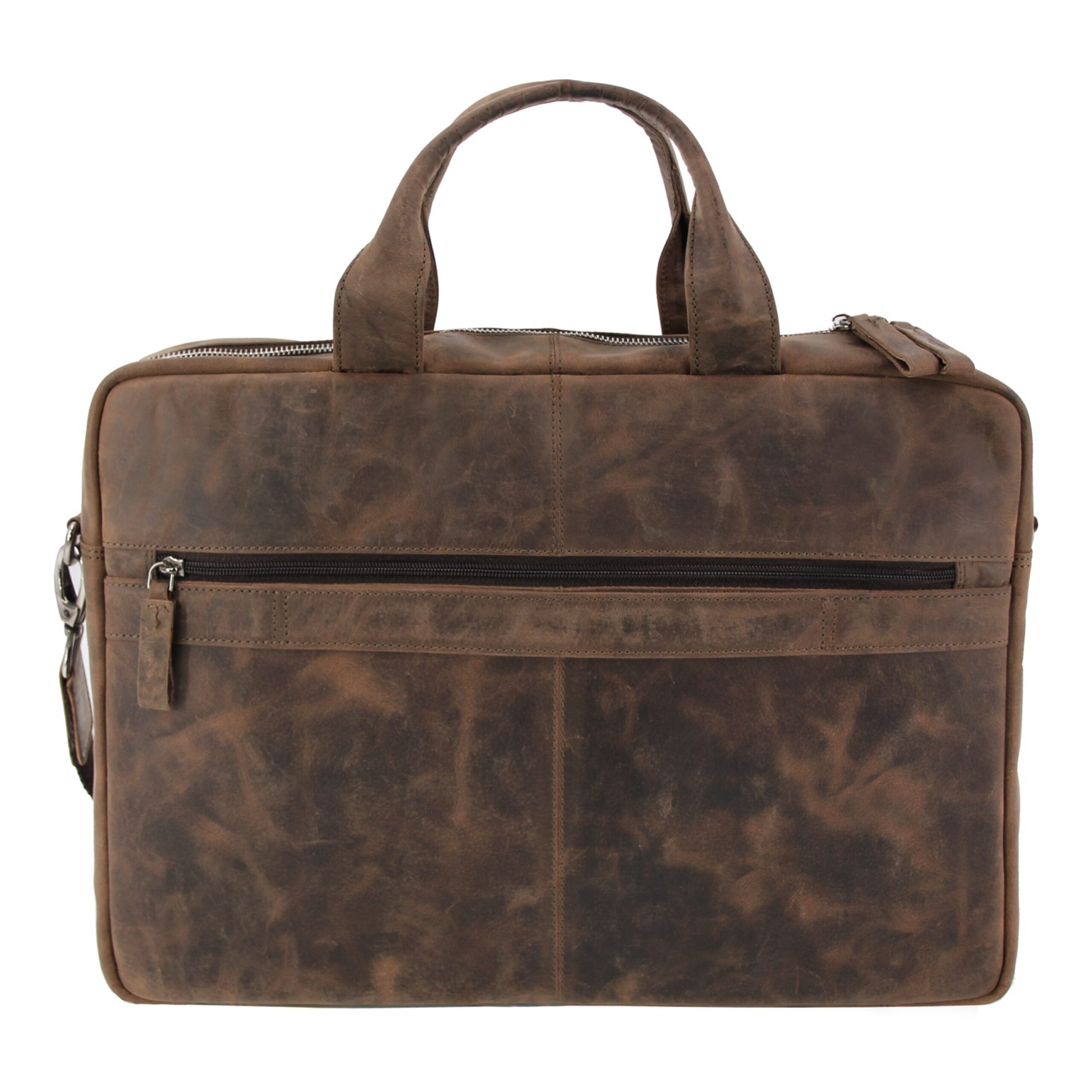 Lightpak Raily Laptoptasche 15 Zoll Braun Leder