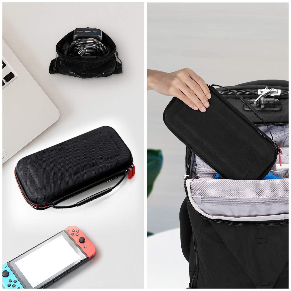 Arvok Travel Accessories Switch Tasche Nintendo schwarz
