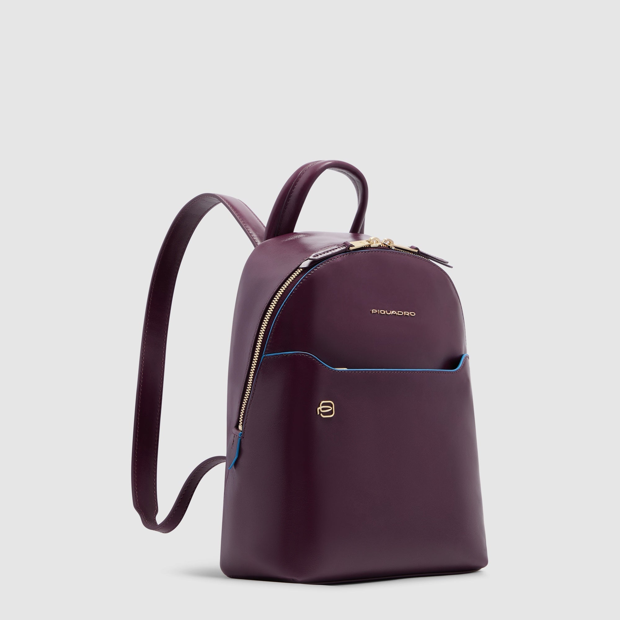 Piquadro Lyra Mini-Rucksack Damen Leder Schwarz iPad mini