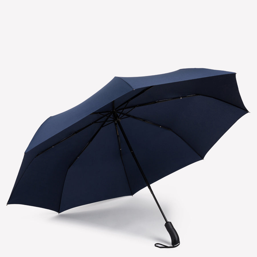 Piquadro Corner 2.0 Regenschirm automatisch schwarz winddicht