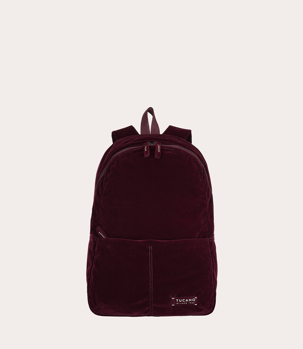 Tucano Otello Rucksack Samt Schwarz Daypack