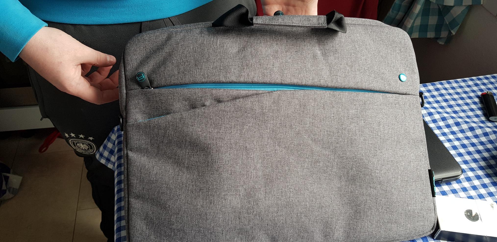 Pedea Fashion Laptoptasche 13,3 Zoll Grau/Orange Umhängetasche