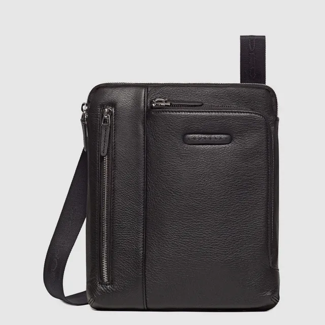 Piquadro Urban iPad Umhängetasche Herren Leder Schwarz