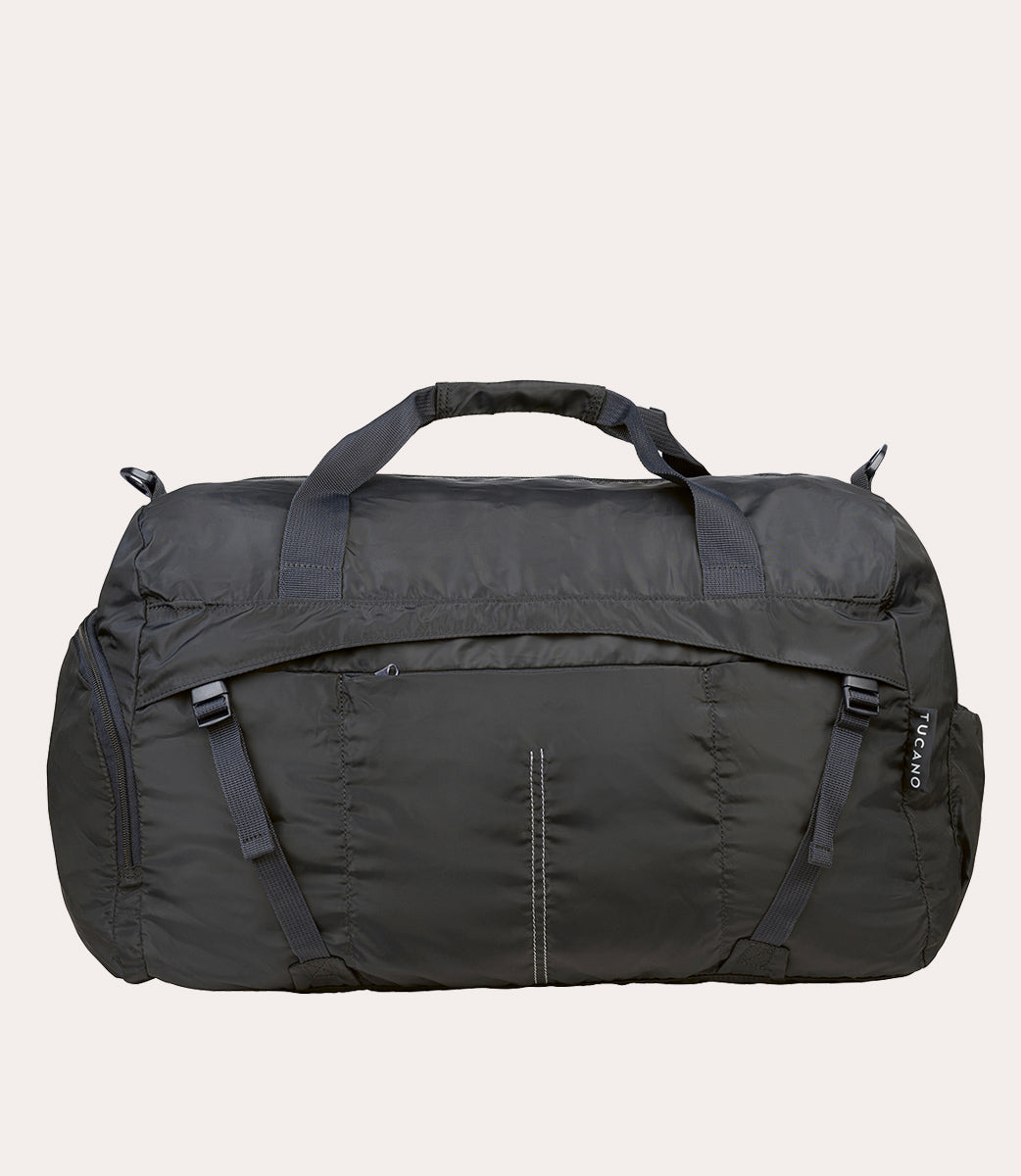 Tucano Compatto Eco Duffle Reisetasche Blau faltbar Nylon