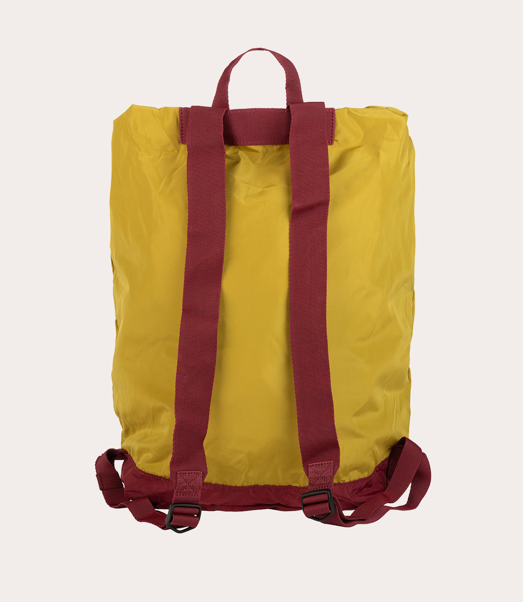 Tucano Spezie Gerla Rucksack faltbar Schwarz recycelt