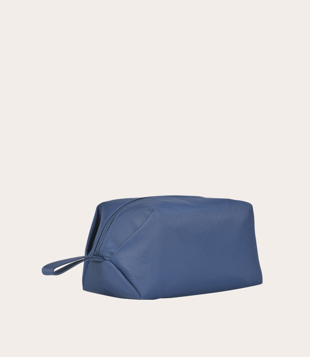 Tucano Fold Beauty Case Blau Recycling-Nylon Leder