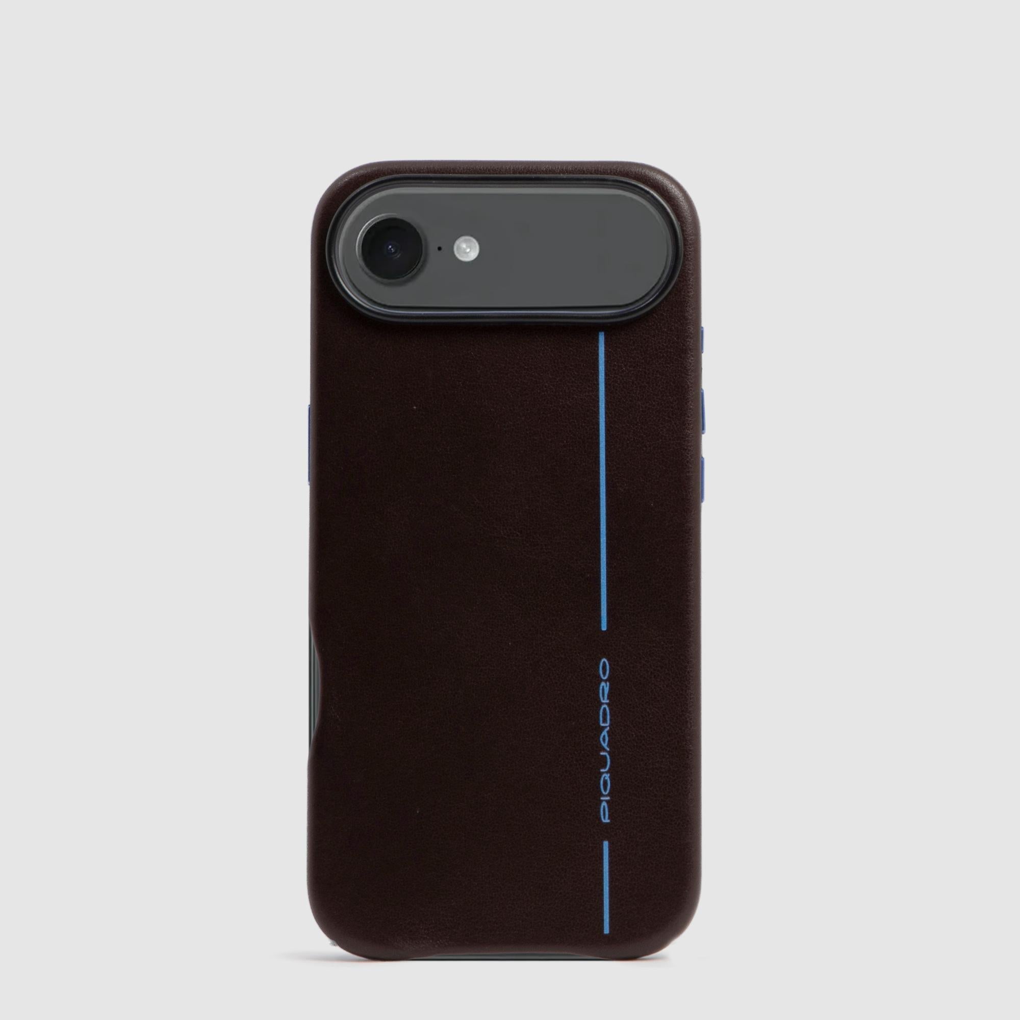 Piquadro BagMotic Handyhülle iPhone 17 Air Leder MagSafe