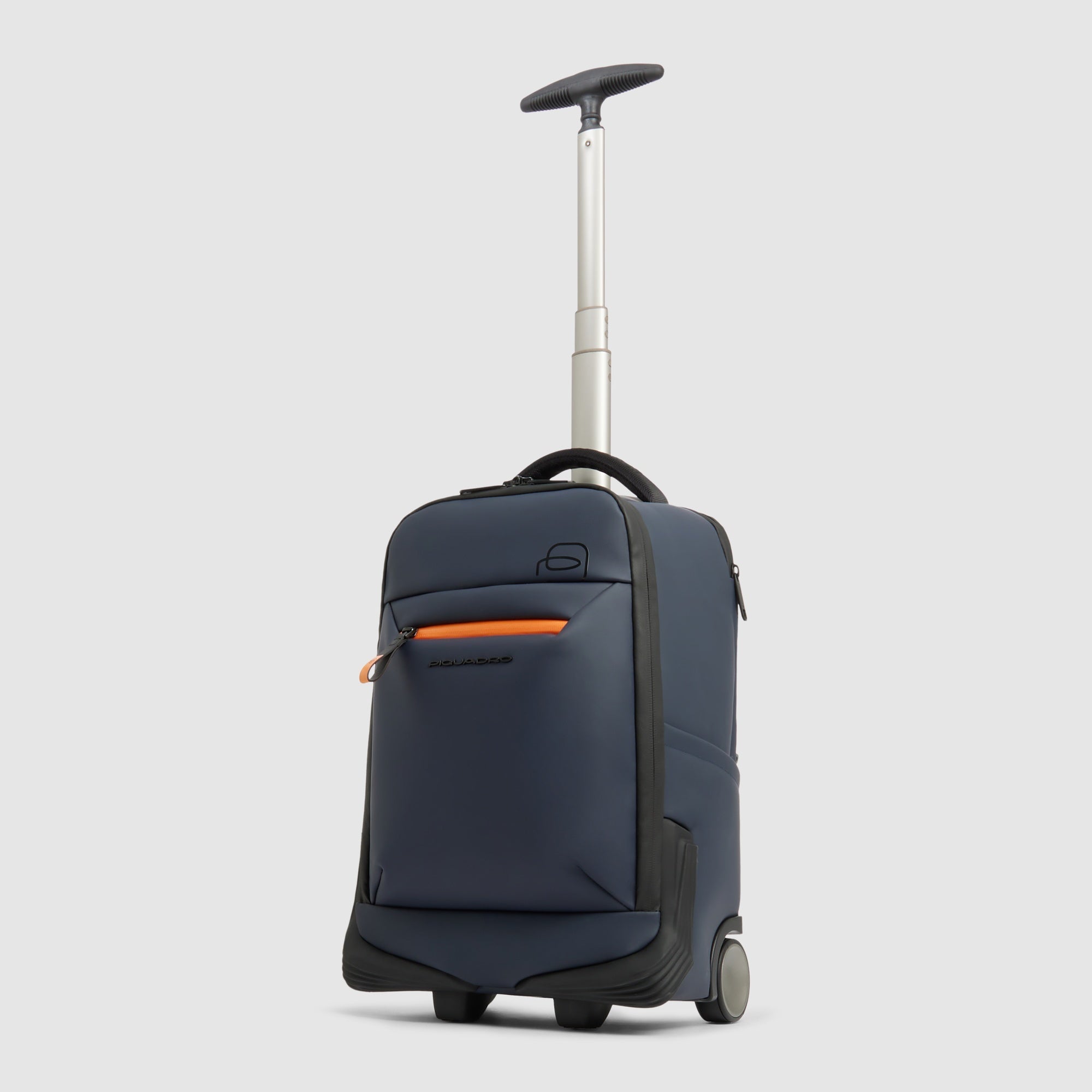 Piquadro PQ-Light Cabin Rucksack Trolley blau wasserabweisend