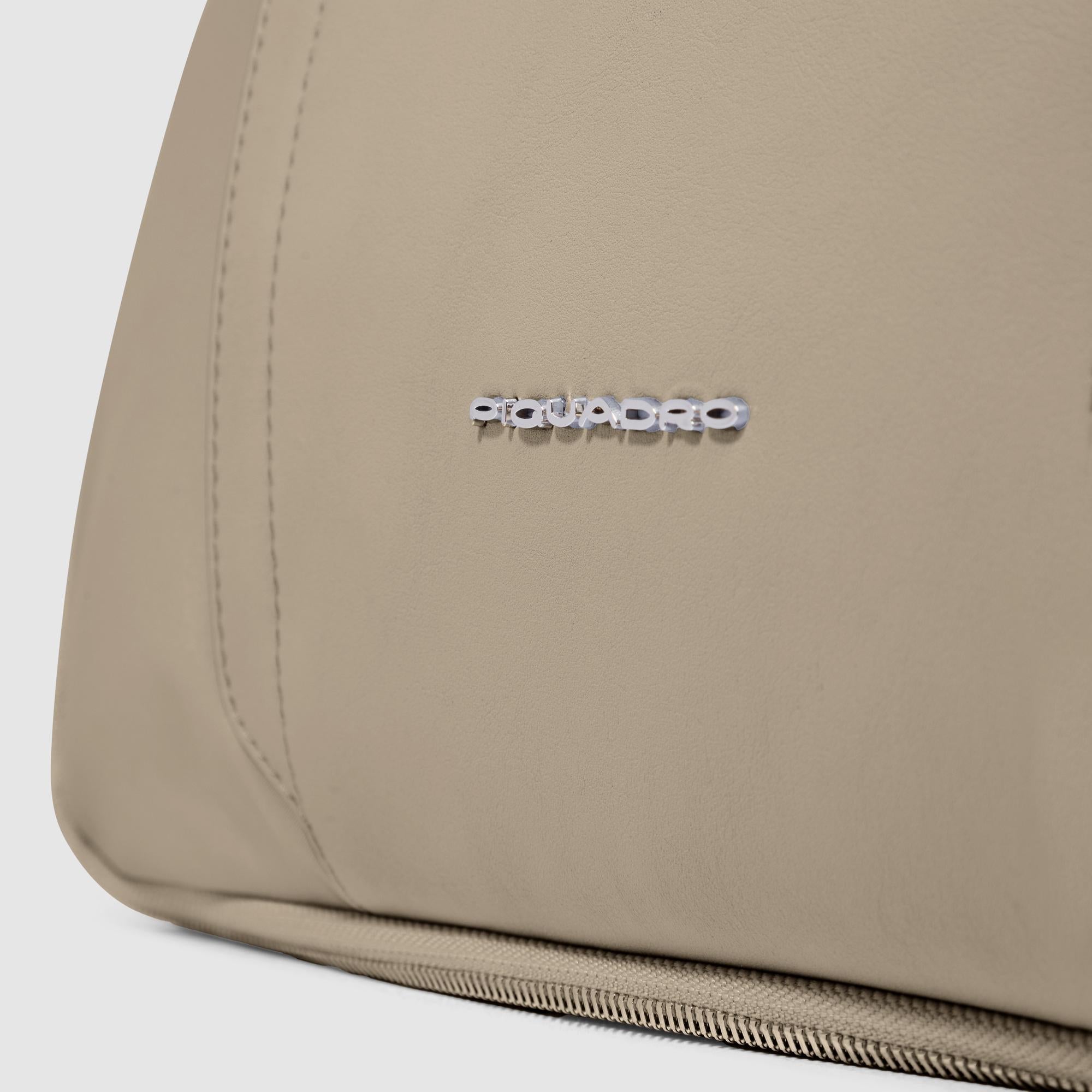 Piquadro Materia Laptoptasche Damen 15,6 Zoll Schwarz