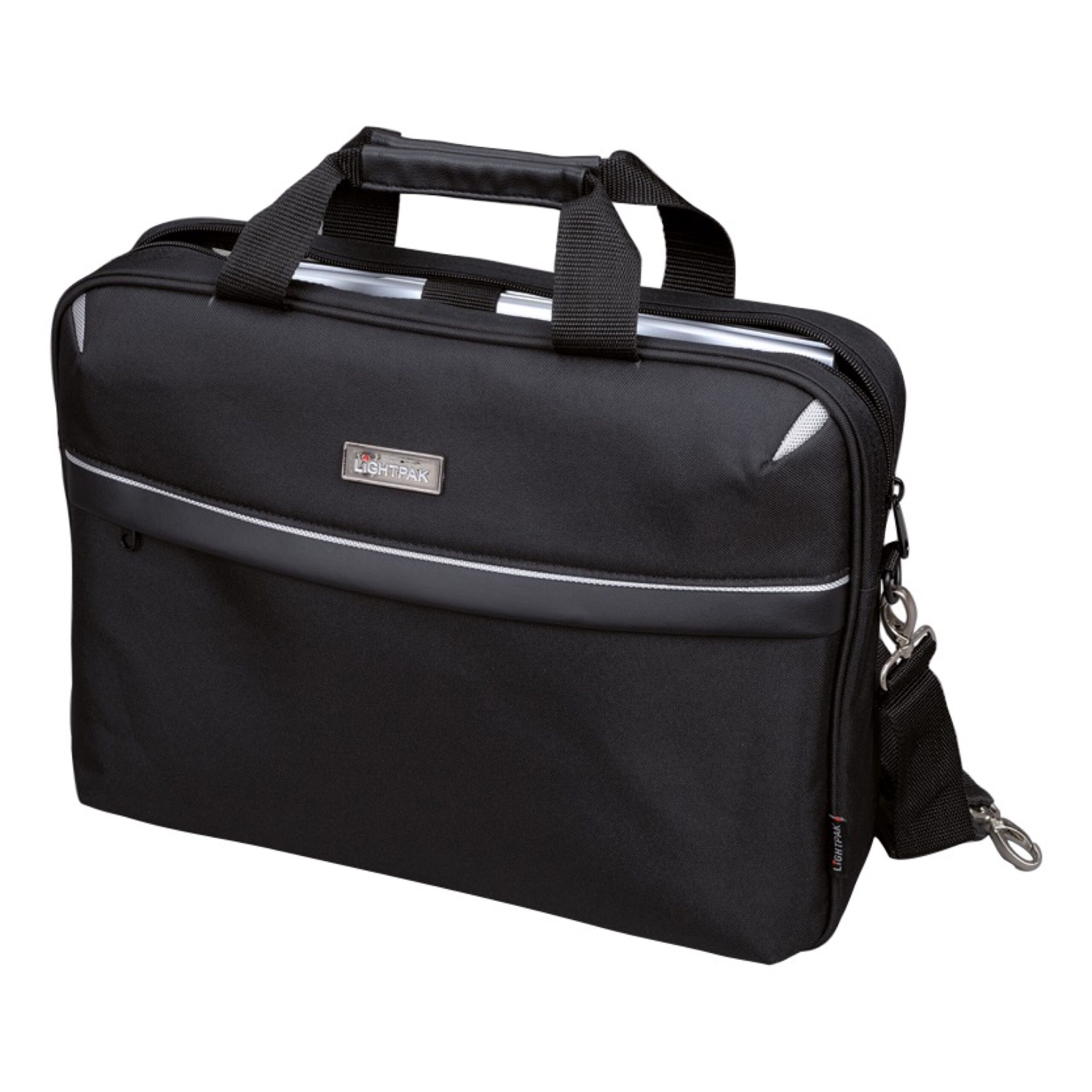 Lightpak Laptoptasche Sierra 17 Zoll schwarz Polyester