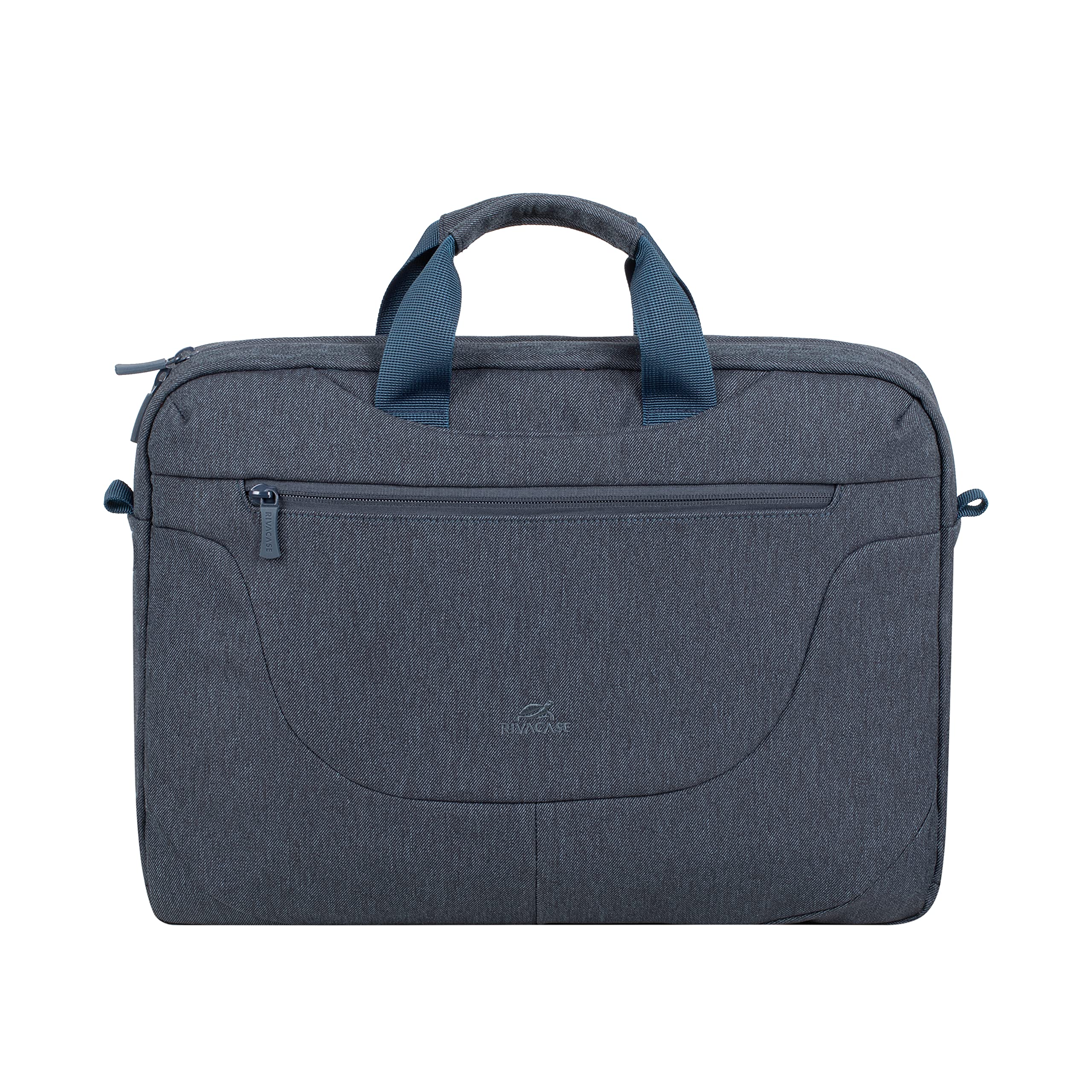 RIVACASE Tiergarten Laptoptasche 15,6 Zoll Dunkelgrau