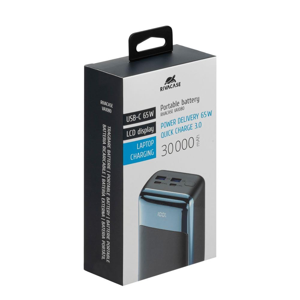 RIVACASE RIVAPOWER VA1080 Powerbank 30000 mAh 65W