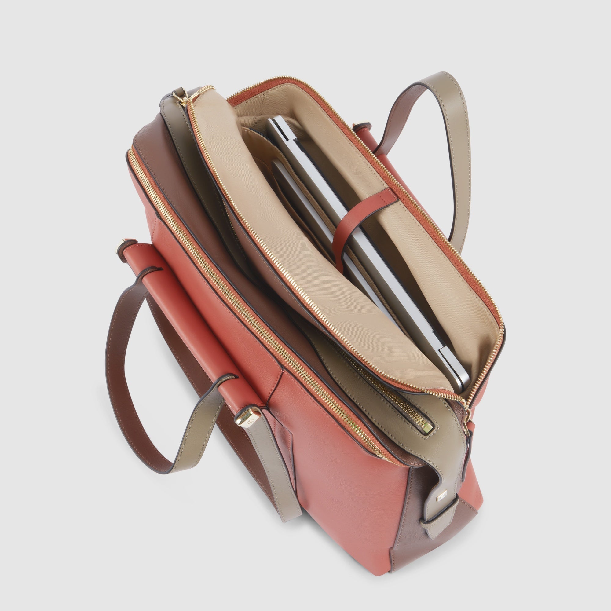 Piquadro Patricia Shopping Laptoptasche 14 Zoll GBE Leder