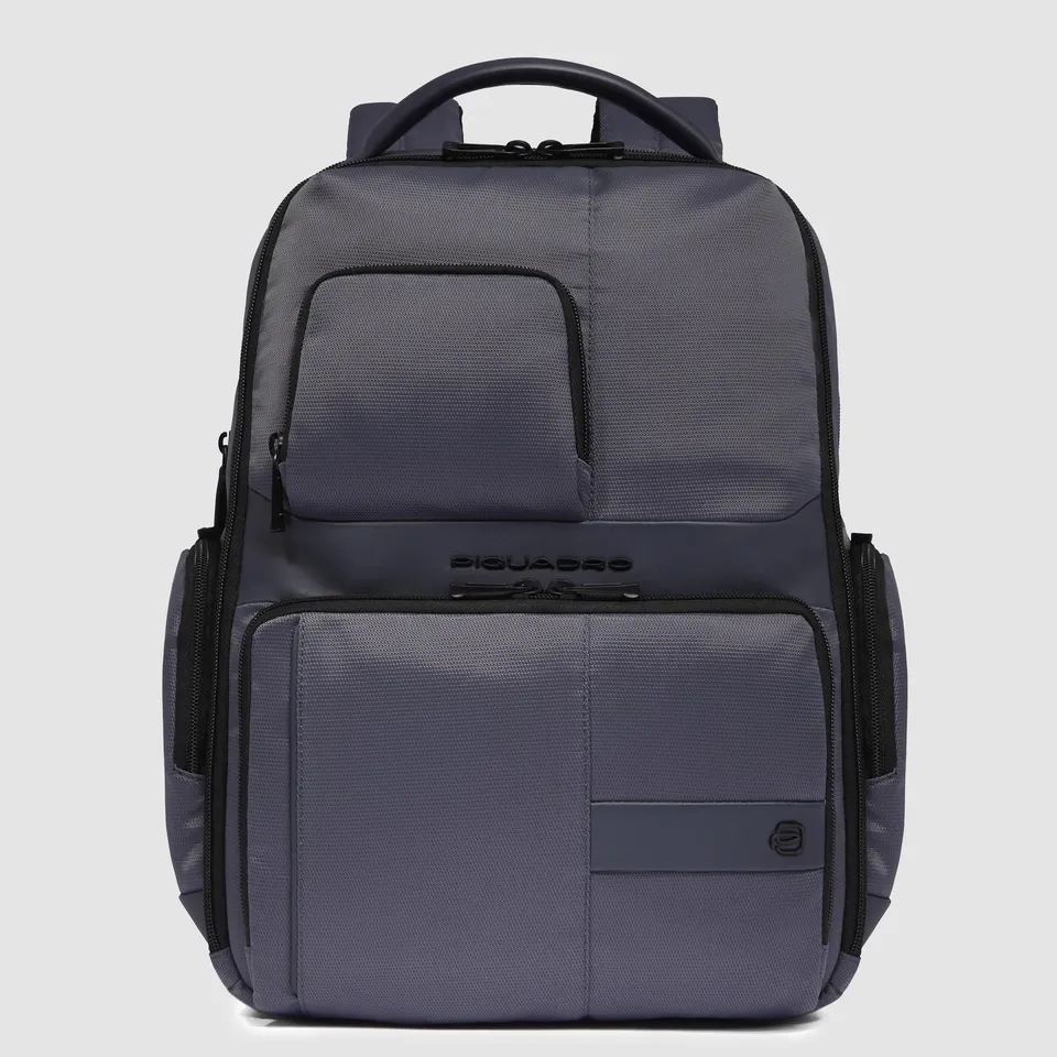 Piquadro Rover Rucksack 15,6 Zoll Laptop Schwarz