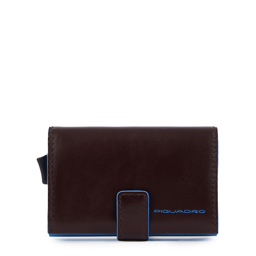 Piquadro Blue Square Geldbörse Herren Leder RFID schwarz