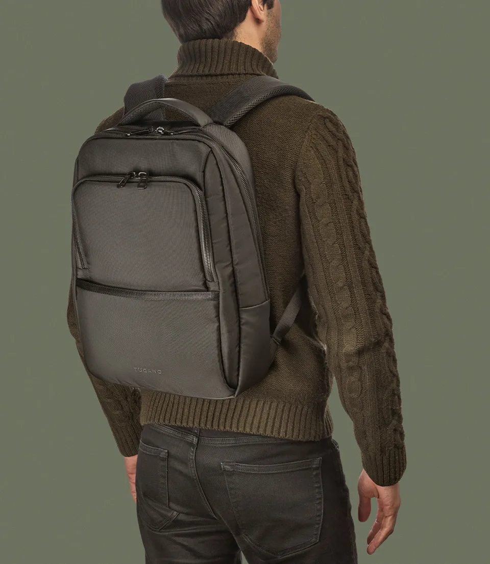 Tucano Luna Gravity 15,6 Zoll Laptop-Rucksack Schwarz