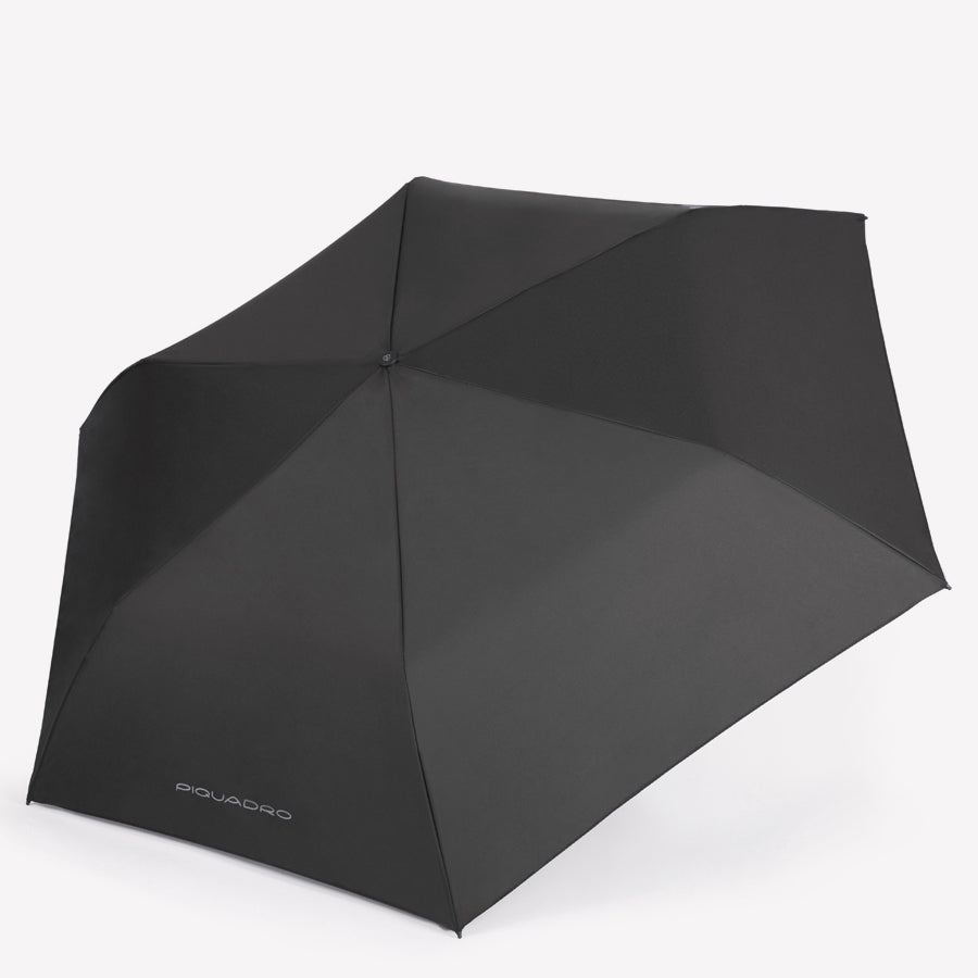 Piquadro Corner 2.0 Regenschirm Sturmfest Schwarz